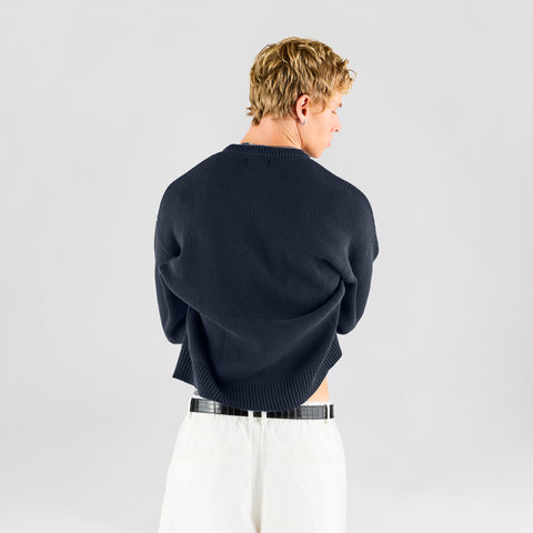End Of Summer / Core Knitted Crew - Nightfall