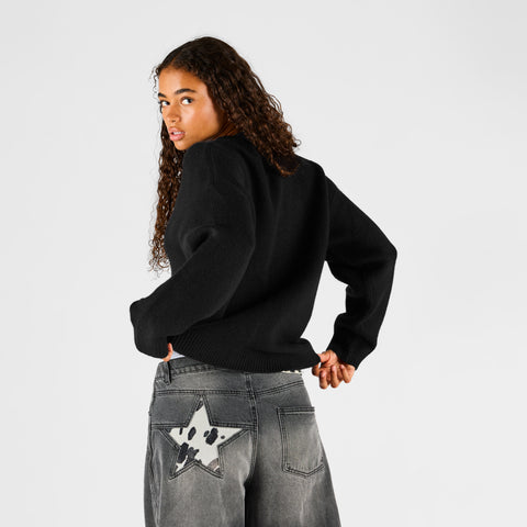 Fall 1 / Core Knitted Sweat - Black