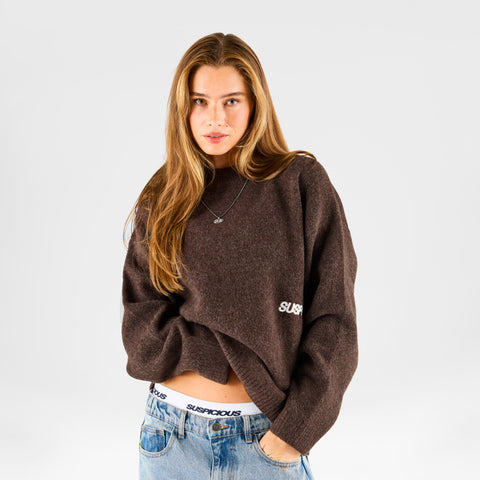 Fall 1 / Core Knitted Sweat - Espresso