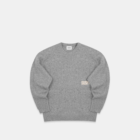 PL / Core Knitted Sweat - Heather Grey