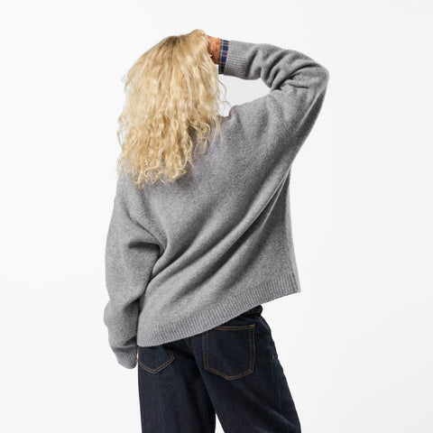 PL / Core Knitted Sweat - Heather Grey