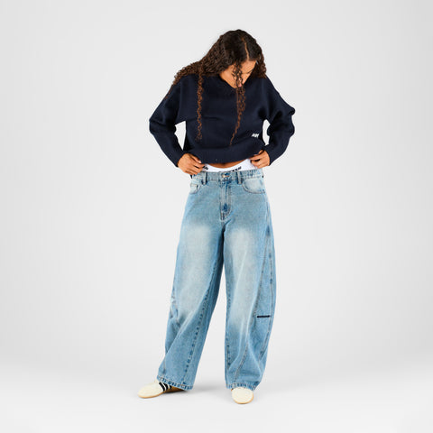 Fall 1 / Core Knitted Sweat - Navy