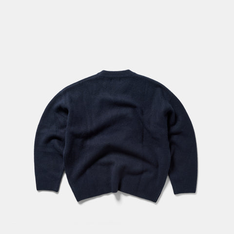 Fall 1 / Core Knitted Sweat - Navy
