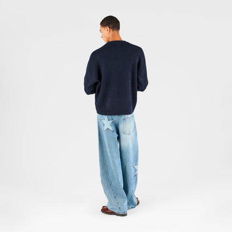 Fall 1 / Core Knitted Sweat - Navy