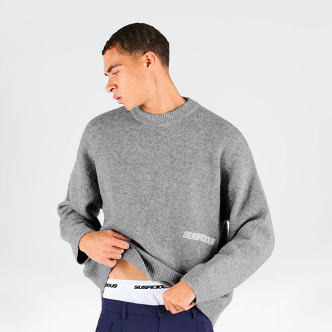 Fall 1 / Core Knitted Sweat - Neutral Heather