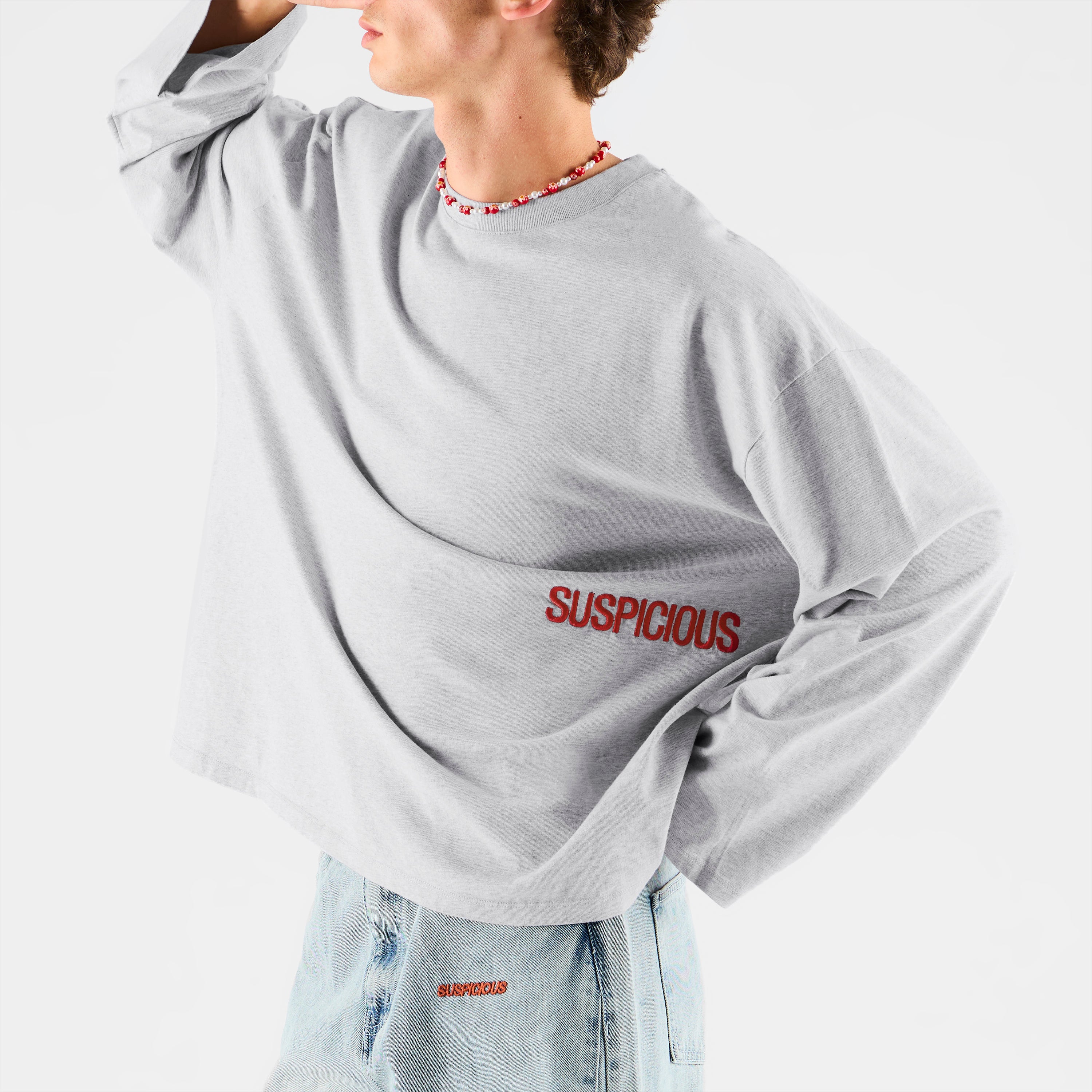 Core Longsleeve - Neutral Heather – Suspicious Antwerp