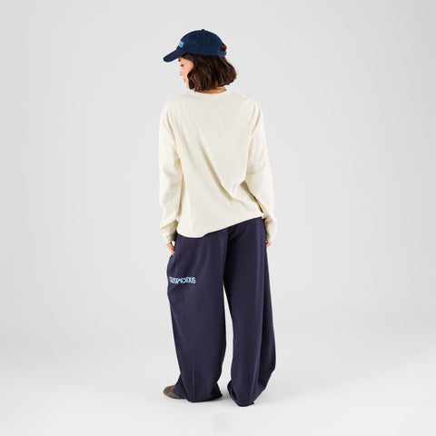 Core / Core Ribbed Henley Longsleeve - Natural