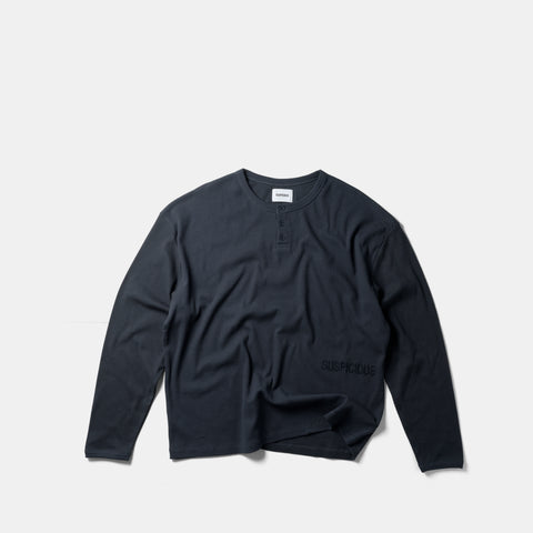 Core / Core Ribbed Henley Longsleeve - Nightfall