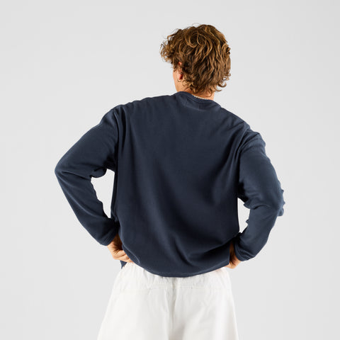 Core / Core Ribbed Henley Longsleeve - Nightfall
