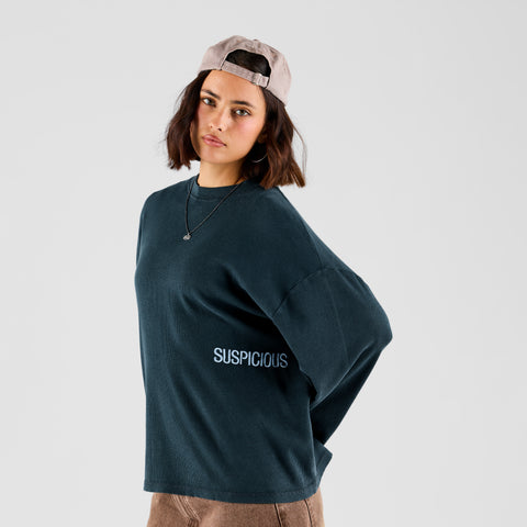 Core / Core Ribbed Longsleeve - Washed Nightfall
