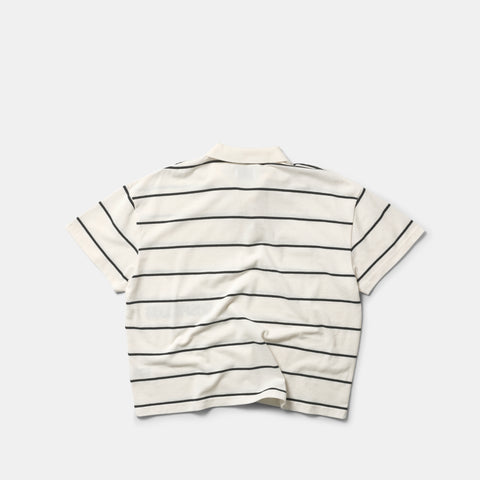 Core / Core Striped Piquet Polo - Natural