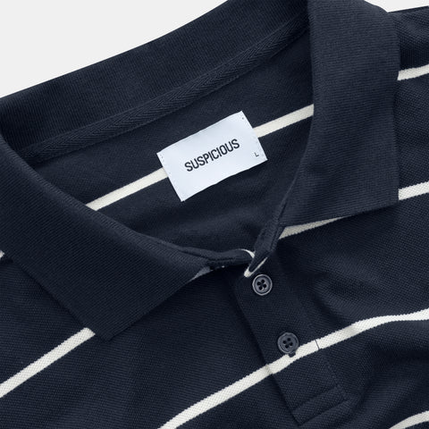 Core / Core Striped Piquet Polo - Nightfall