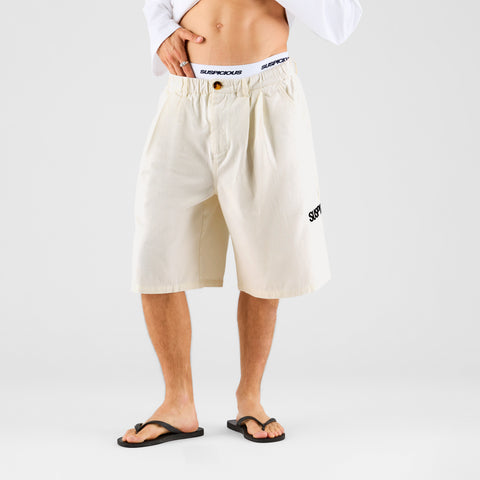 Core / Core Studio Pleated Shorts - Natural