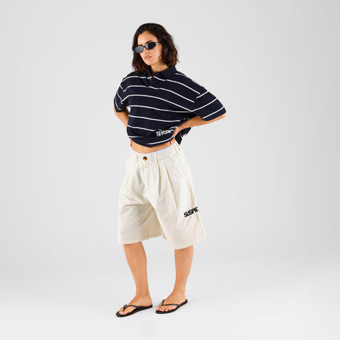 Core / Core Studio Pleated Shorts - Natural