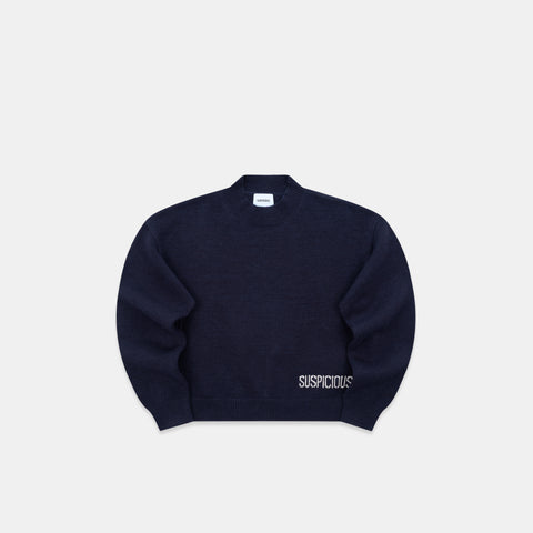 Winter2 / Core W High Neck Knit - Navy