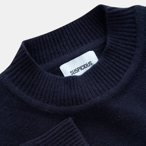 Winter2 / Core W High Neck Knit - Navy