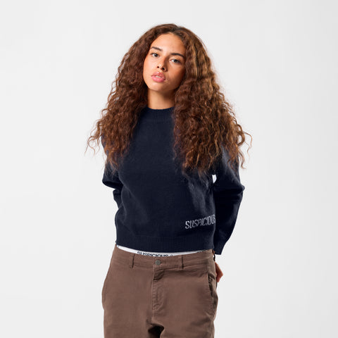 Winter2 / Core W High Neck Knit - Navy