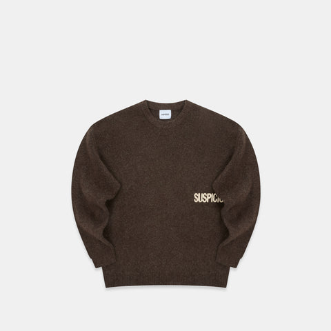 Winter1 / Core Knitted Sweat - Espresso