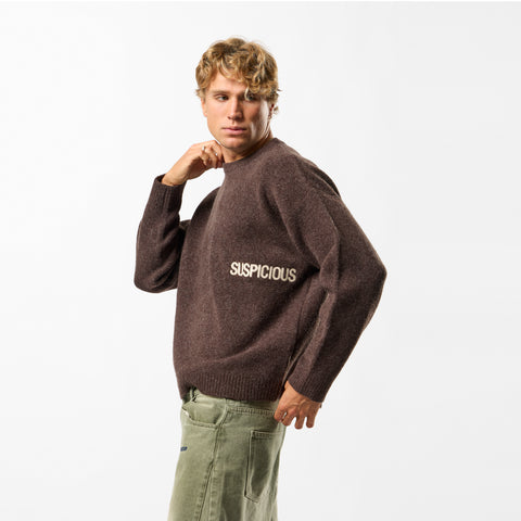 Winter1 / Core Knitted Sweat - Espresso