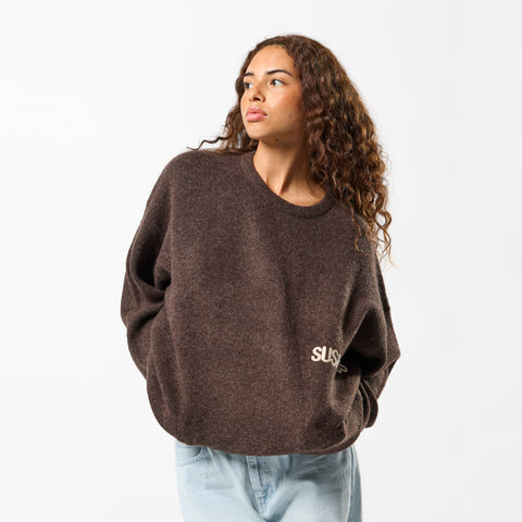 Winter1 / Core Knitted Sweat - Espresso