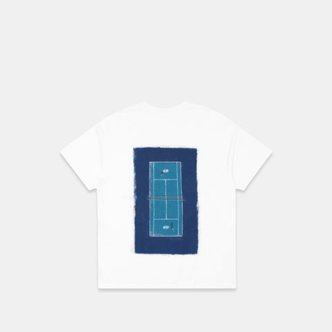 Bestsellers Variants / Court Vision Tee - White & Nightfall