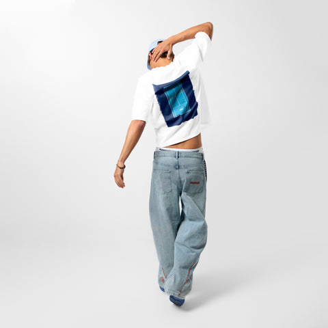 Bestsellers Variants / Court Vision Tee - White & Nightfall