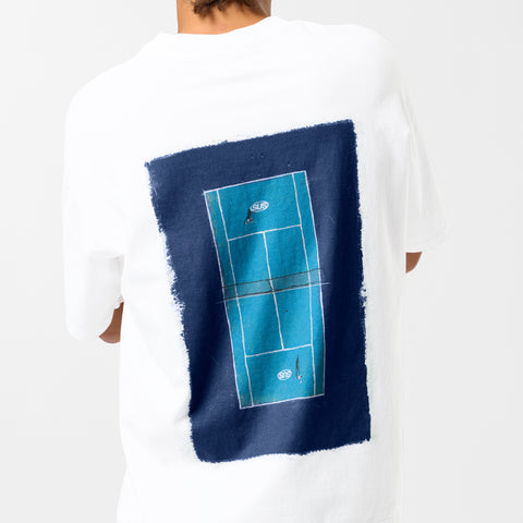 Bestsellers Variants / Court Vision Tee - White & Nightfall