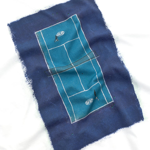 Bestsellers Variants / Court Vision Tee - White & Nightfall