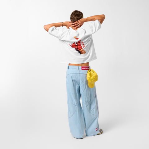 PL / Dirty Heels Tee - White