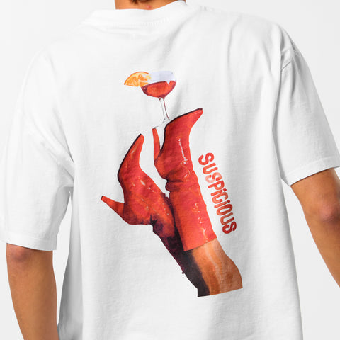 PL / Dirty Heels Tee - White