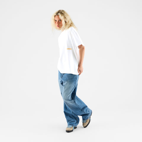 Bestsellers Variants / Dirty Heels Tee - White & Orange