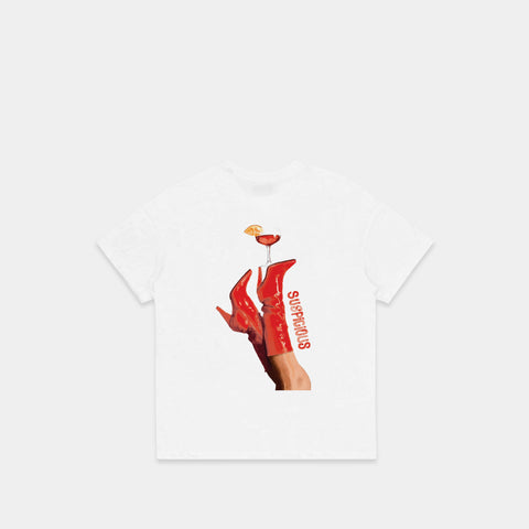 PL / Dirty Heels Tee - White