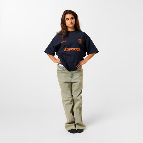 Bestsellers Variants / Emblem Tee - Nightfall & Orange