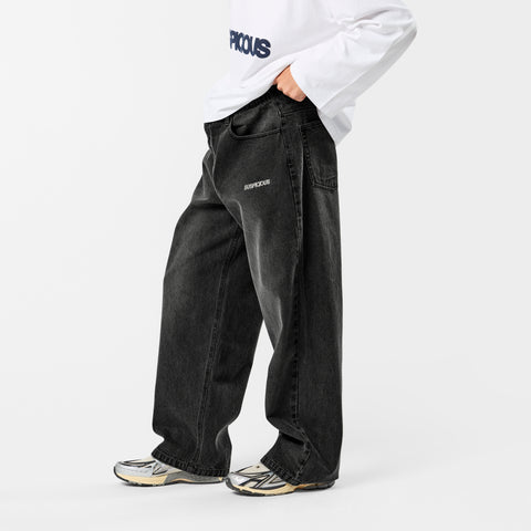 Softground / Essentials Baggy Jeans - Black