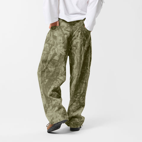 Softground / Essentials Baggy Jeans - Faded Leafs