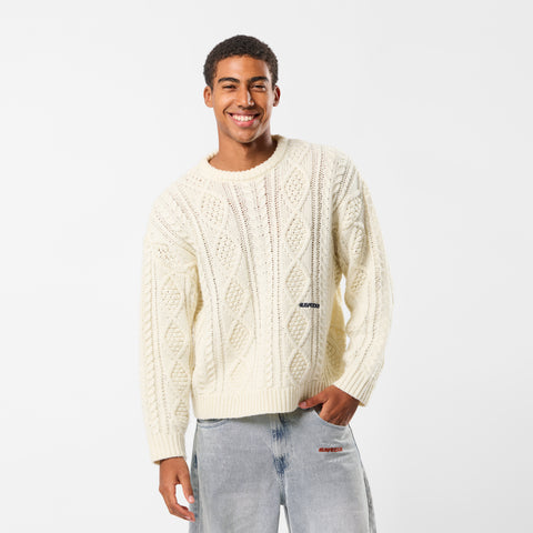 Winter2 / Essentials Big Knit - Off-White