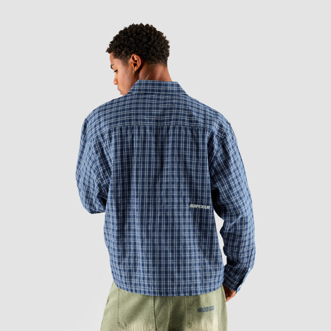 Suspicious Cowboys / Essentials Checked Shirt - Blue & White