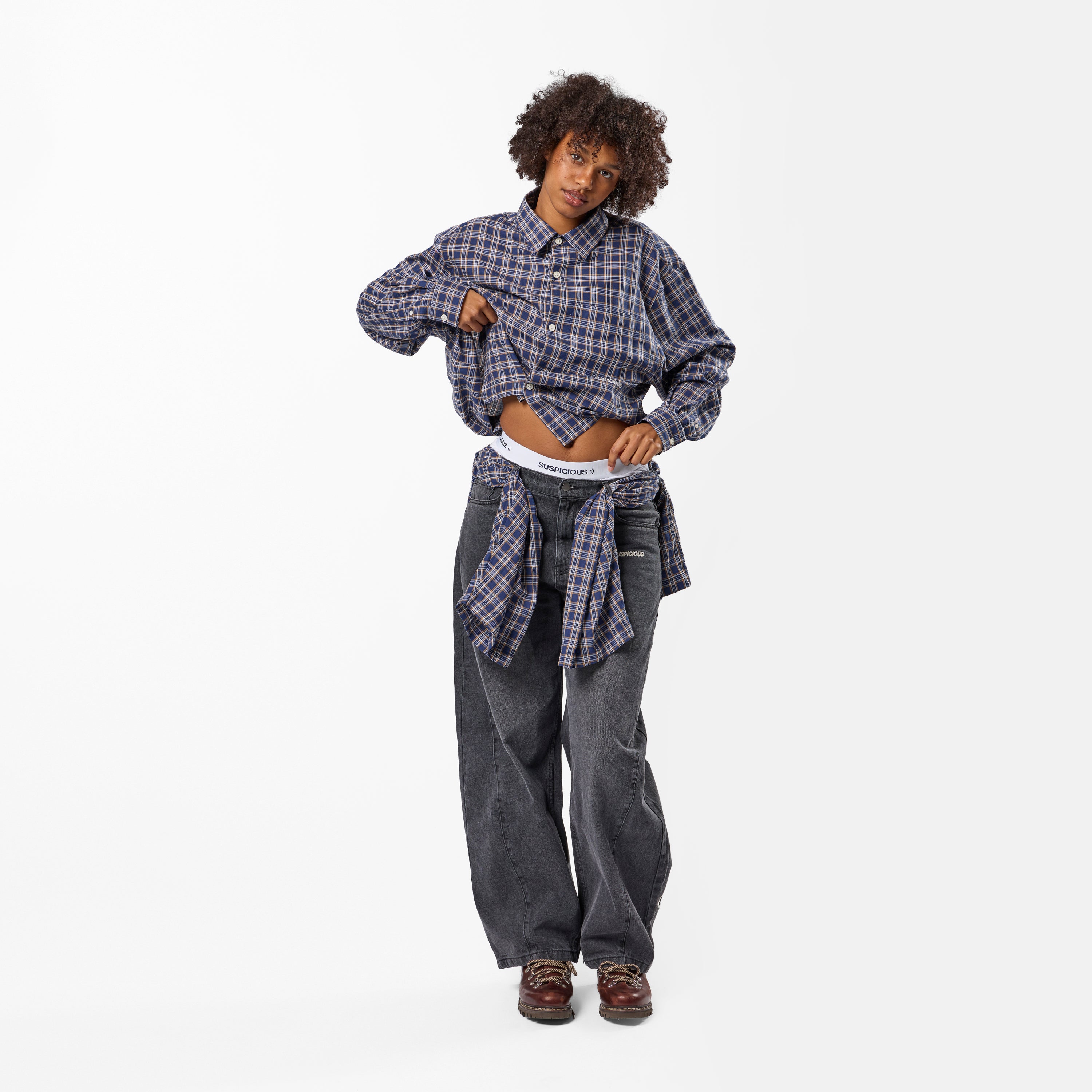 Essentials Checked Shirt - Checkered – Suspicious Antwerp