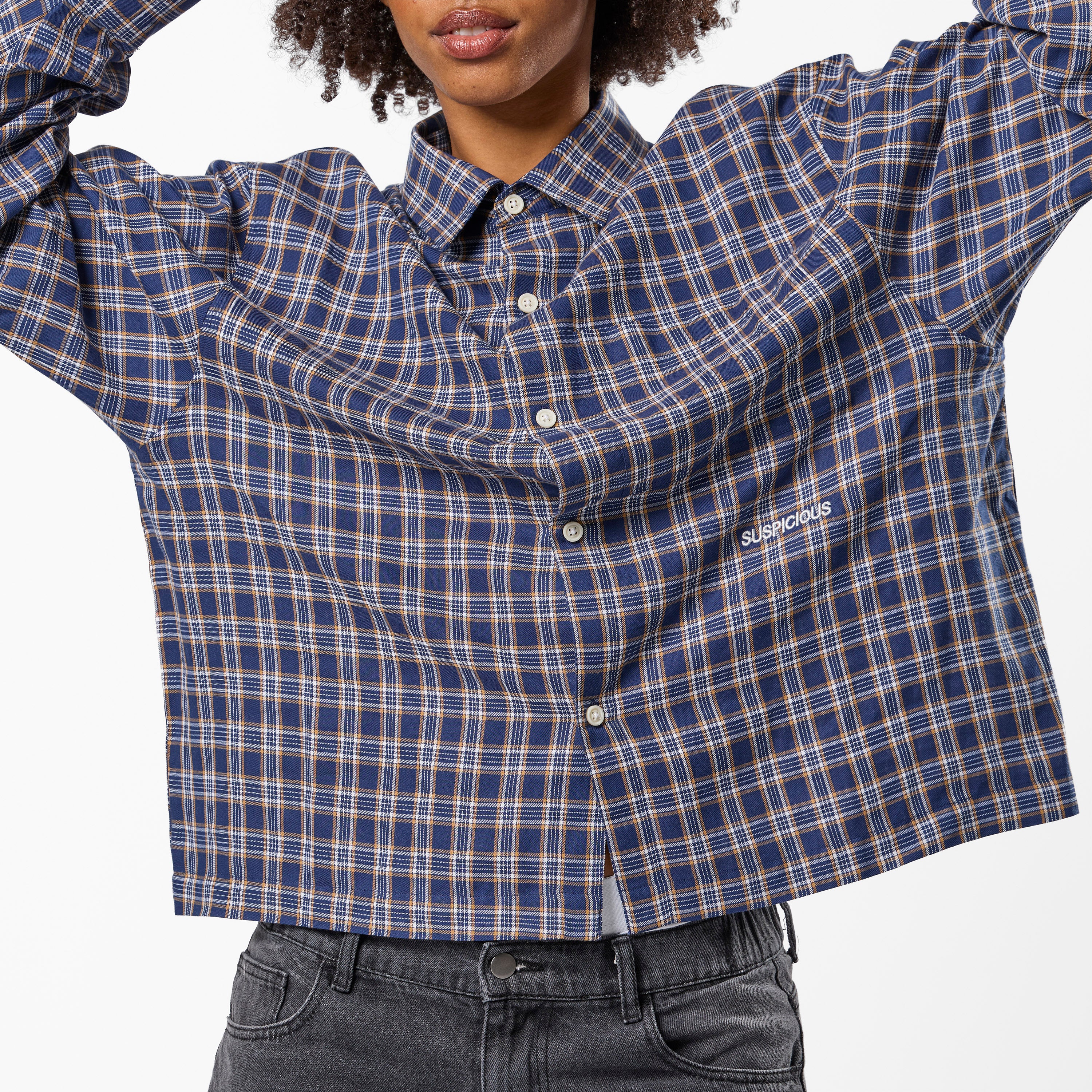 Essentials Checked Shirt - Checkered – Suspicious Antwerp