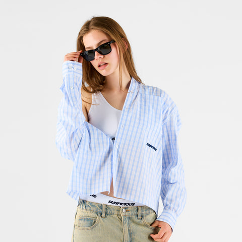 Boat / Essentials Checkered Shirt - Light Blue