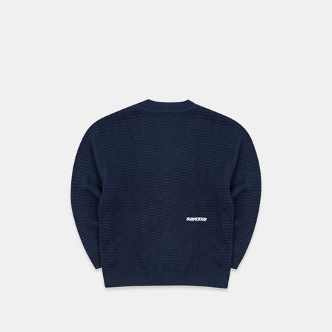 Boat / Essentials Crochet Cardigan - Nightfall