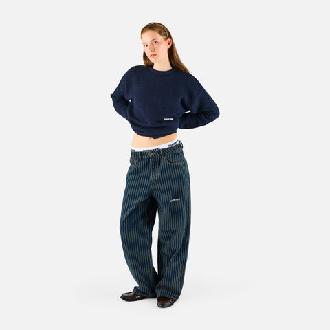 Boat / Essentials Striped Jeans - Indigo