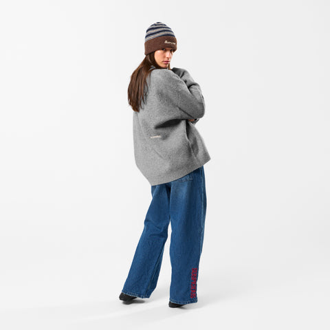 Winter 5 / Essentials Knitted Cardigan - Neutral Heather