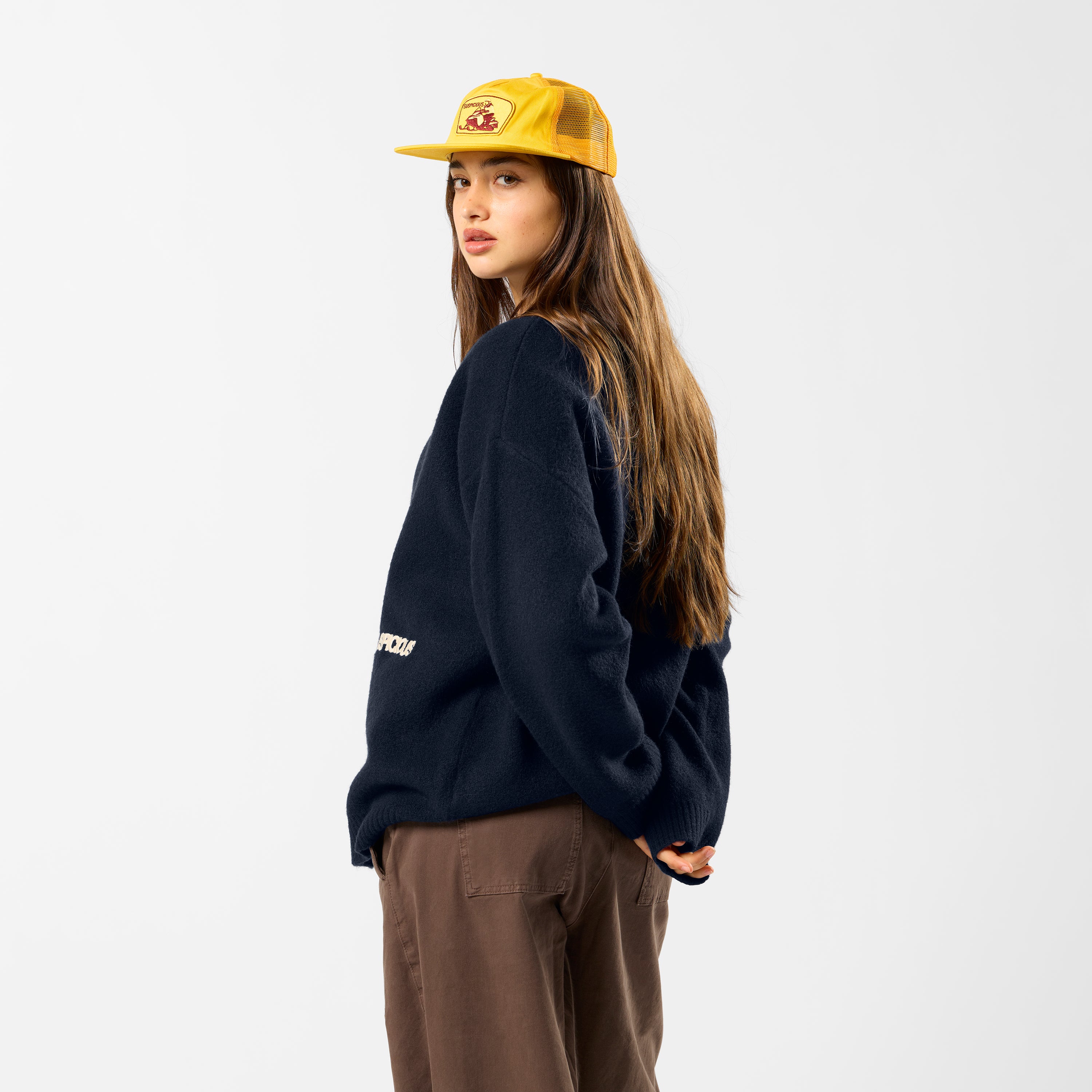 Essentials Knitted Cardigan - Nightfall – Suspicious Antwerp