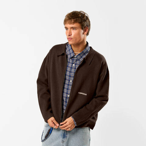 Winter 5 / Essentials Knitted Jacket - Espresso