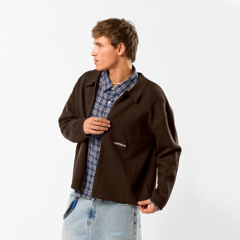 Winter 5 / Essentials Knitted Jacket - Espresso