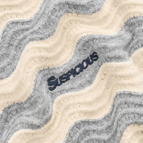 Winter3 / Essentials Knitted Wavy Sweat - Dune