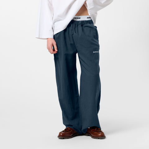PL / Essentials Linen Pants - Coastal Blue