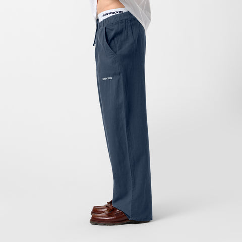 PL / Essentials Linen Pants - Coastal Blue