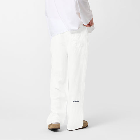 PL / Essentials Linen Pants - White